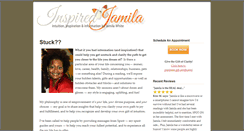 Desktop Screenshot of inspiredjamila.com