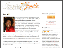 Tablet Screenshot of inspiredjamila.com